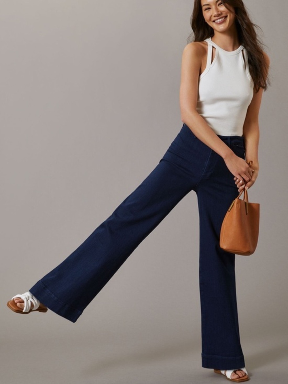 Anthropologie Pilcro the skipper long high rise jeans